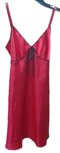 Vestido de noche para mujer Adonna rojo poliéster talla M con corte negro - Imagen 1 de 13