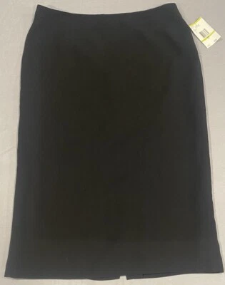 Jones Wear Essential Women’s Pencil Skirt 14 Black Core Suiting Lined Designer - Image 1 of 4