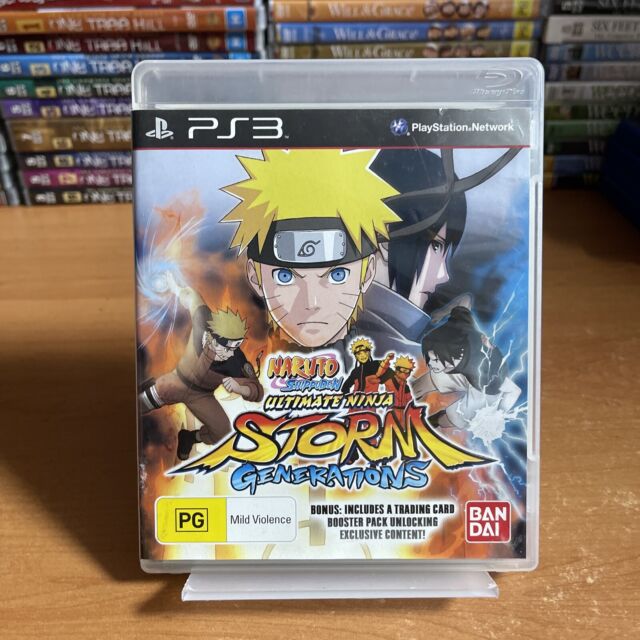 NARUTO SHIPPUDEN: ULTIMATE NINJA STORM GENERATIONS PS3 NOVO LACRADO