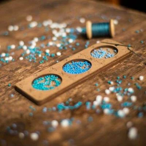 Geometry Beads Organizer *** FREE SHIPPING plywood bead tray - Picture 1 of 5