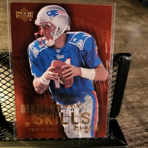 drew bledsoe Diamond Skills Upper Deck 2000 # Ds12, Patriots - Picture 1 of 8