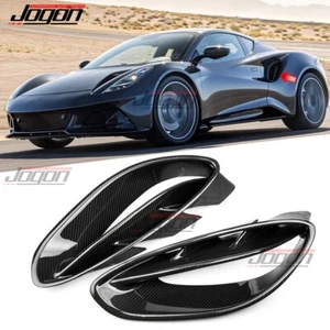 Carbon For Lotus Emira V6 2022 2023-2025 Body Rear Side Vent Fender Cover Trims - Picture 1 of 12