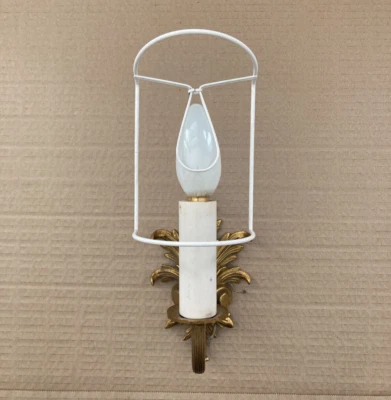 Candle Clip Half Shield Lampshade frames - bare wire frames to cover yourself *A - Image 1 of 4