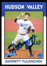 2016 Hudson Valley Renegades GARRETT FULENCHEK Signed Card autograph AUTO RAYS