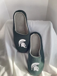 Forever Collectibles Michigan State Mens Small 7/8 Slippers - Picture 1 of 6