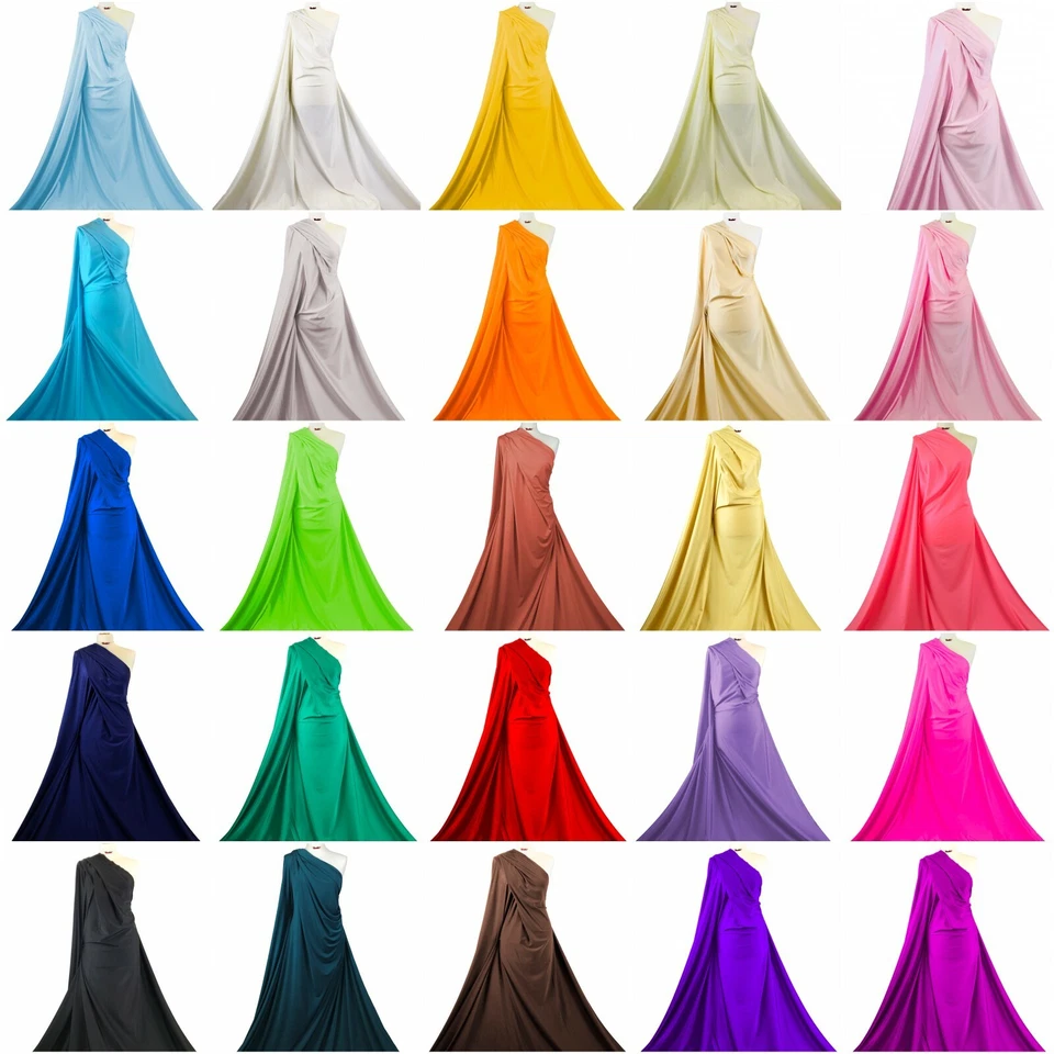 Dancewear Stretch Fabric Premium Quality Shiny Spandex 4 Way Swimwear Material - Image 1 of 1
