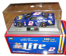 RUSTY WALLACE #2 NASCAR 1:43 1998 ADVENTURES OF RUSTY MILLER LITE FORD TAURUS