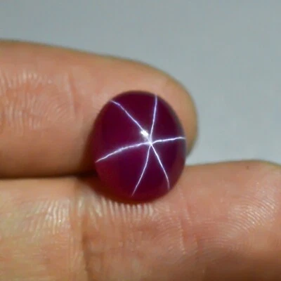 Lab Created Pink Star Ruby Cabs Loose Gems For Making Jewelry  - Image 1 of 3