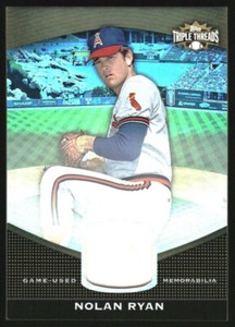 2011 Topps Triple Threads Unity Relics Sepia #TTUSR14 Nolan Ryan /27