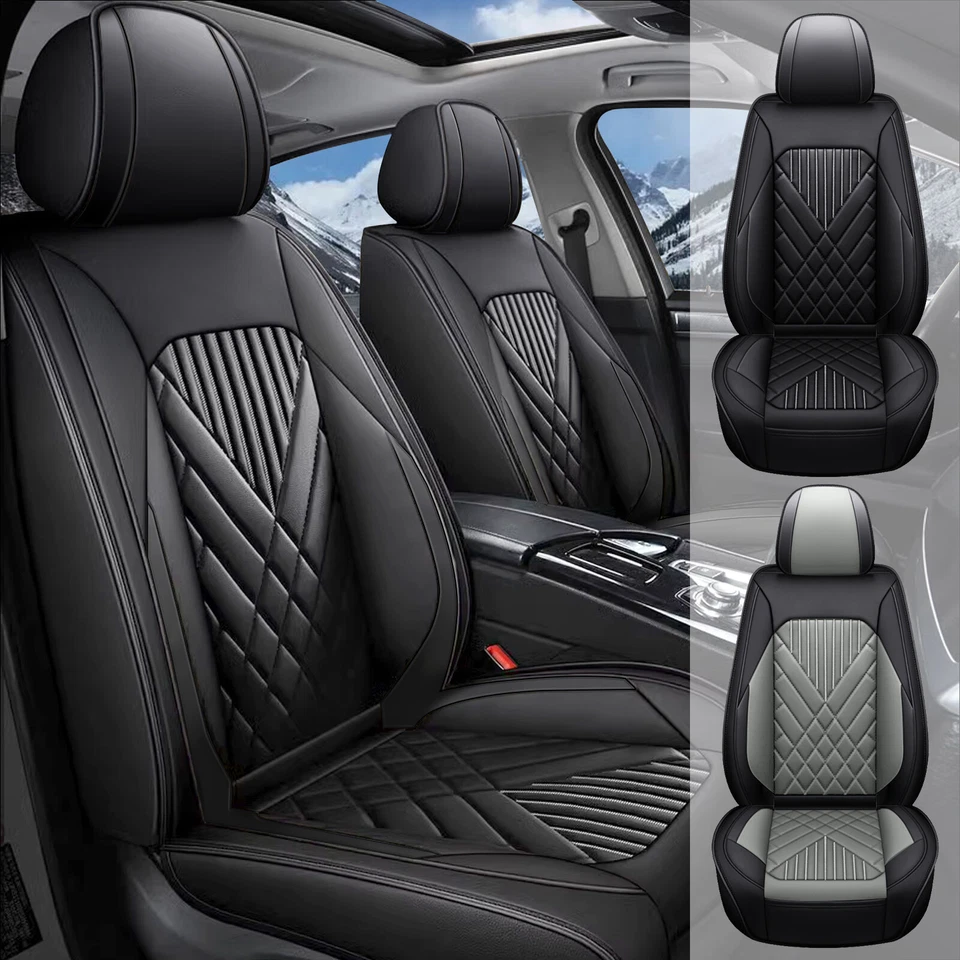 Car Seat Covers Front Row For Ford Ranger 2007-2024 Faux Leather Cushion 2pcs Foto 1 de 1