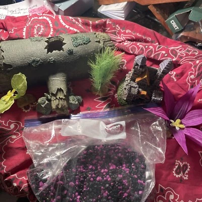 Surtido de acuario castillo pecera 6 piezas Foto 1 de 4