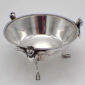 Open Salt Dish Chimera Griffin Feet Gorham Coin Silver Mono EJP from GRP - Picture 1 of 4