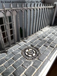 25 sq ins Stacey's 1:12th scale REAL STONE & SLATE Cobble Stones - Picture 1 of 18