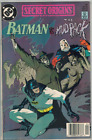 Secret Origins 44 Batman vs The Mudpack!  Clayface! 1989 F/VF Newsstand DC Comic