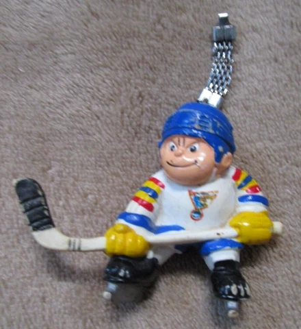 Vintage 1986 Lil' Sports Brats NHL Keychain St Louis Blues Cover