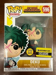 Funko Pop! Deku 596 Entertainment Earth Exclusive Glow My Hero Academia MHA Toy - Picture 1 of 1