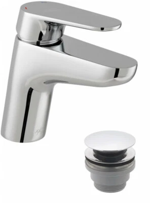 Vado AVA Mono Basin Mixer TAP With Push Basin Waste AX-AVA-100/CC-CP