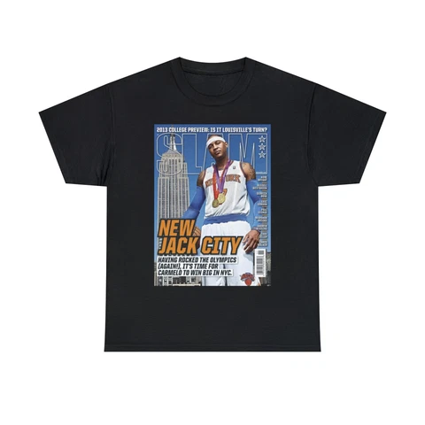 Carmelo Anthony New York Knicks NBA Slam Cover Tee Shirt Cover