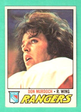 (1) DON MURDOCH   1977-78 OPC  # 244 RANGERS ROOKIE VG   CARD (G7723)