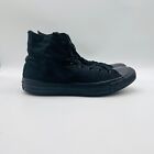 Baskets Converse High Tops pour hommes 8 chaussures triples noires Chuck Taylor all Star
