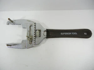 Superior Tool 03840 Adjustable Combination Wrench Sink Spud Nuts Slip Lock L082 - Picture 1 of 9