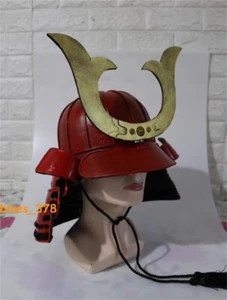 1/1 Japanese Retro Helmet Samurai Wearable Armor Cosplay Stage Prop Collection - Picture 1 of 6