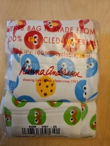 NWT HANNA ANDERSSON ORGANIC SESAME STREET TRAINING UNDERS 3 PACK XS 80 90 18M 3 - Picture 1 of 4