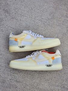 Rare Size 13 - Nike Air Force 1 Low x OFF-WHITE The Ten 2017