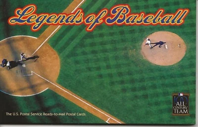 US Scott #UX337-56, Mint Picture Postcards 2000 Legends of Baseball - Image 1 of 2