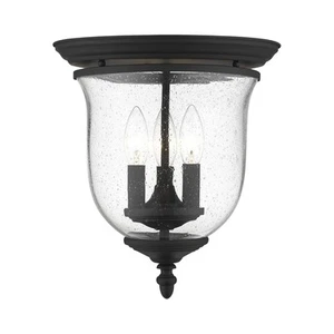 Legacy - 3 Light Flush Mount in Traditional Style - 11.5 Inches wide by 12.5 - Picture 1 of 1