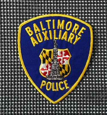 Vintage BALTIMORE AUXILIARY POLICE Maryland Patch - Image 1 of 2