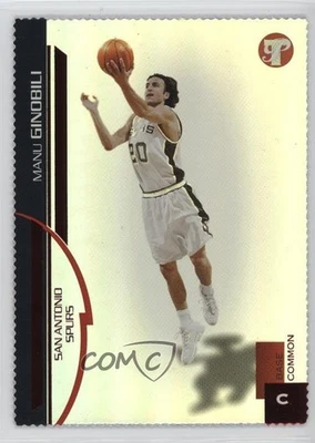 2005-06 Topps Pristine Die-Cut /50 Manu Ginobili #86 HOF - Image 1 of 2