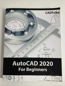 New AutoCAD 2020 For Beginners by CADFolks Softcover No inscriptions - Picture 1 of 14