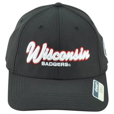 Gorra ajustable negra Ultimate Hat NCAA Ahead Wisconsin Badgers Reliaquest Bowl Foto 1 de 4