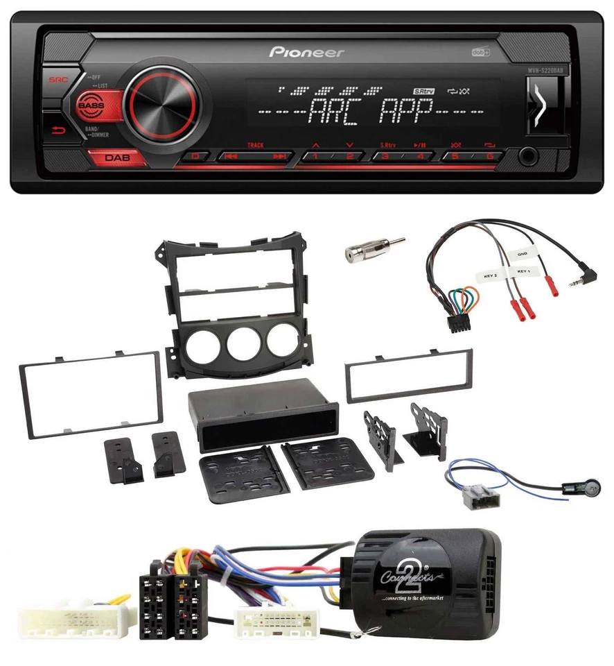 Pioneer DAB 1DIN MP3 Lenkrad USB Autoradio für Nissan 370Z 09-13 Roadster Blueto - Bild 1 von 4