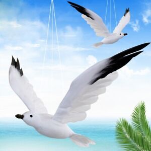 Realistic Seagull Feather Ornament   Ideal For Garden  Home  Event  And Mall