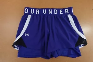 Under Armour Women's Size Small Loose Blue UA Play Up 2-in-1 Athletic Shorts - Picture 1 of 8