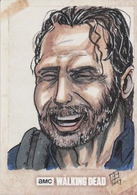 The Walking Dead Evolution, Bryan Silverbax Sketch Card 1/1  - Image 1 of 2