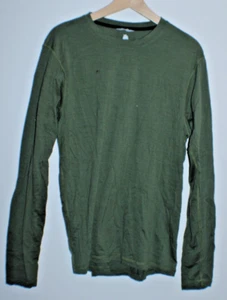 Camiseta Smartwool L/S X-Grande Verde 100% Lana Merino 46" Pecho 29" T2B - Imagen 1 de 5