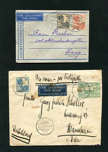 Niederl. India - 4 Cartas Lupo a Europa 1931 - 1936 (S1) - Imagen 1 de 2