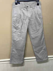 Chaps Boys Khaki Pants Pleated Front Size 10 Husky NWT - Picture 1 of 5