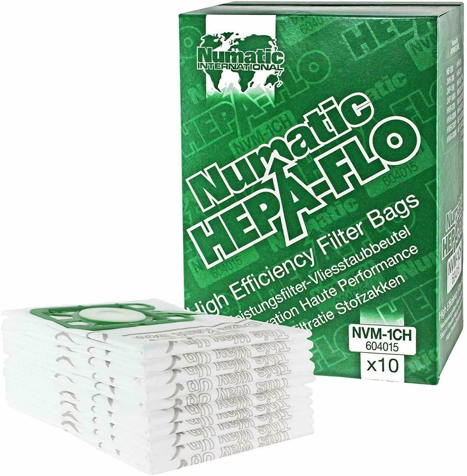 Genuine Henry Hoover Bags Hepaflo NVM-1CH 604015 Numatic James Harry Choose Bags - Image 1 of 1