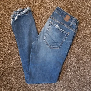 BKE Payton Skinny Damen Größe 25S (26"x30") Low Rise Distressed Denim Blue Jeans - Bild 1 von 12