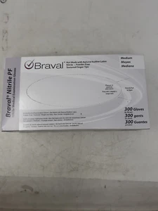 Braval Nitril PF medizinische Untersuchungshandschuhe - puderfrei, latexfrei, strukturiert, mittel - Bild 1 von 5