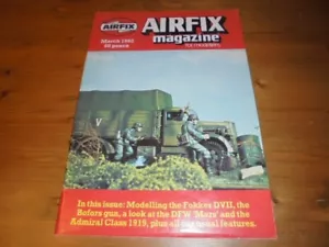 REVISTA AIRFIX VINTAGE MARZO 1982 VOLUMEN 23 Nº 7 Pistola Fokker DVII BOFORS - Imagen 1 de 2