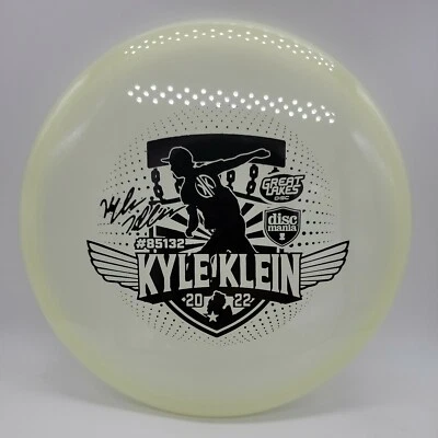Discmania Premium Active Glow Shogun Kyle Klein Fundraiser Disc White/Black 171g - Image 1 of 4