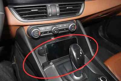 Supporto smartphone Alfa Romeo Stelvio (2016-2019) e Giulia (2016-2019)