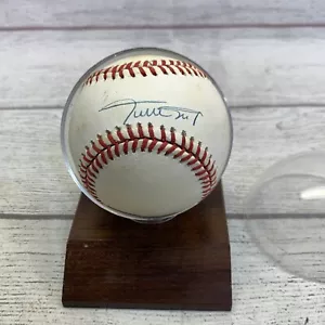 WILLIE MAYS Autographed Signed National League Baseball W/Case - Picture 1 of 8