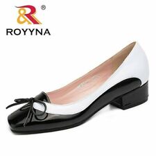 ROYYNA Escarpins Femme Chaussures Talons 3 cm Noires Rouges Souples Confortables