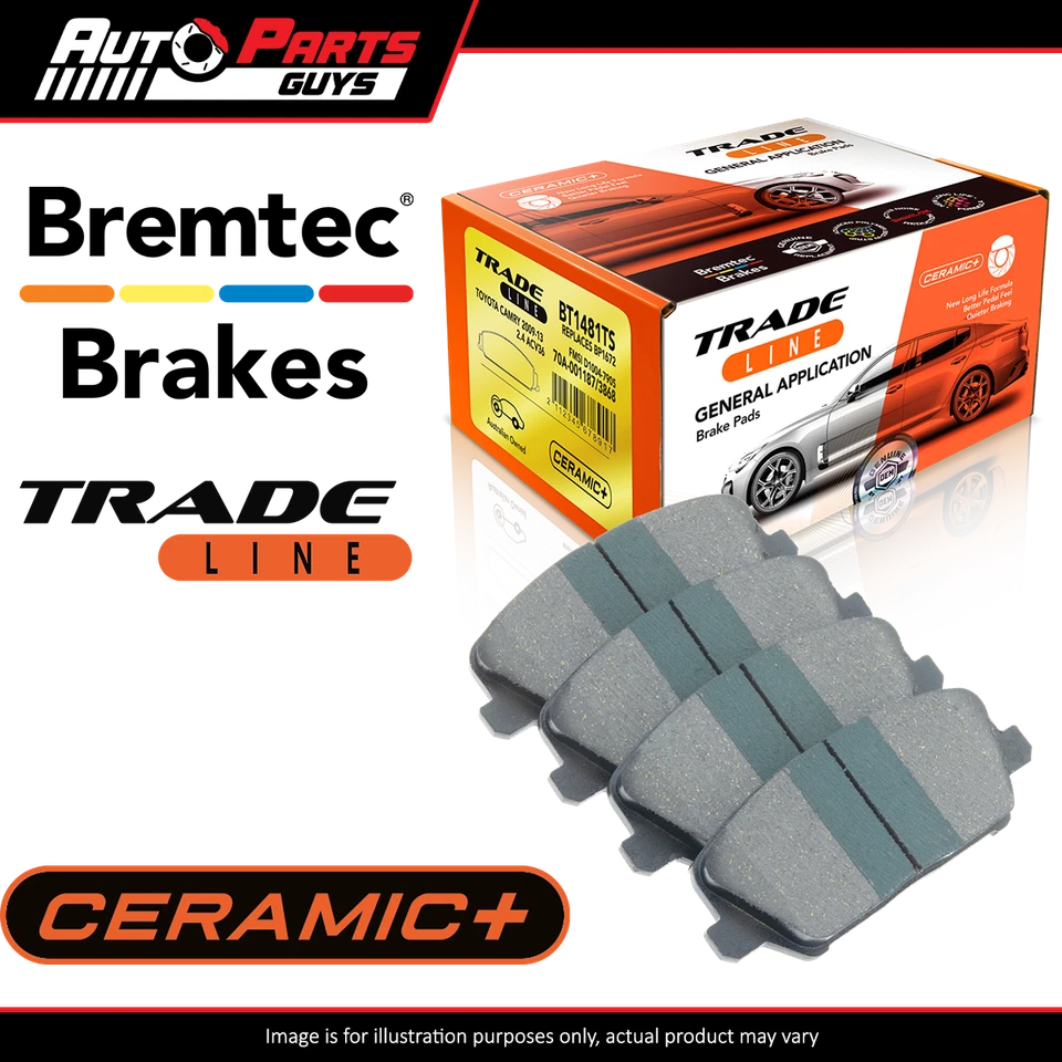 Bremtec Trade Line Ceramic Rear Brake Pad Set | BT1723TS - image 1 of 1